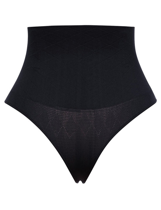 Buy Black High Waist Thong Firm Tummy Control Shaping Thong from the Next  UK online shop